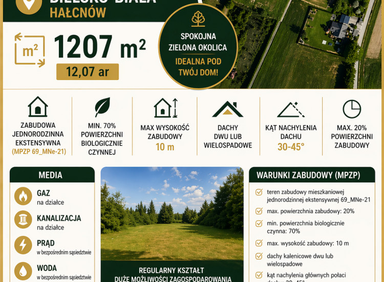 Szukasz idealnego miejsca pod budowę domu? Bielsko-Biała