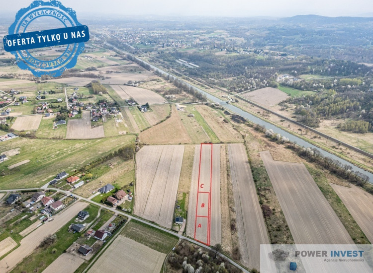 Działka budowlana 800 m² – Kossowa | płaska Kossowa