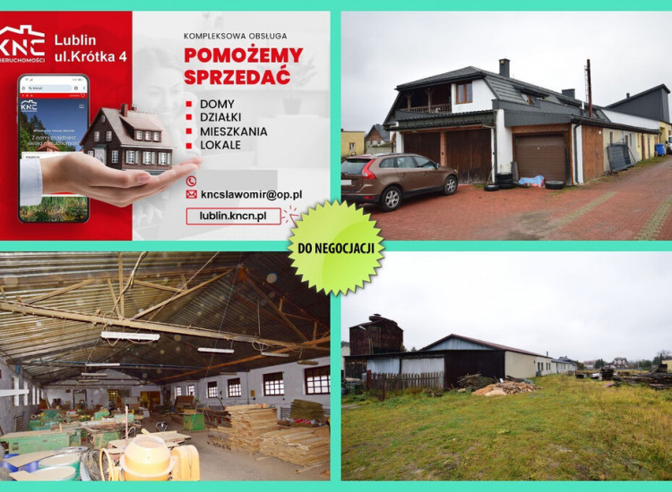 Hala produkcyjno-warsztatowa/magazyn blisko Lublin Wólka Abramowicka