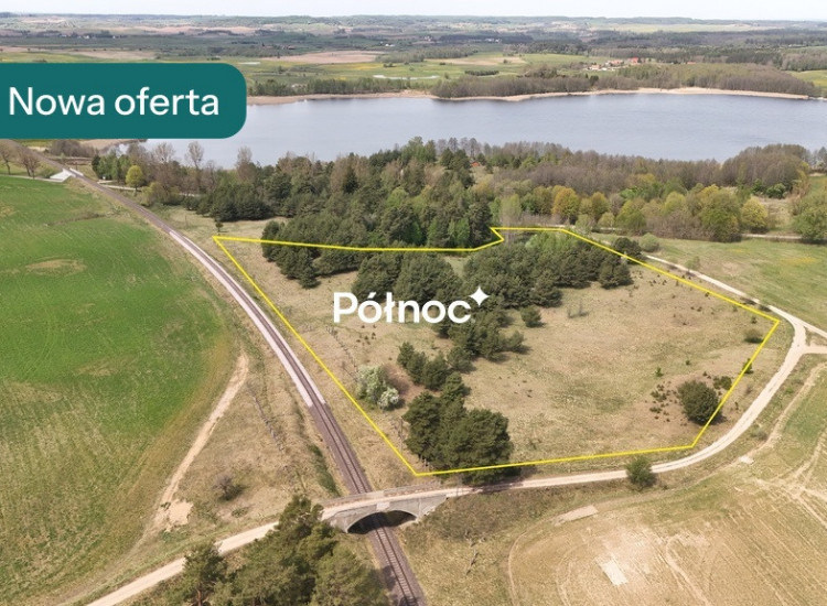 Działka rolna Rogale gm Stare Juchy jez. Mleczówka Rogale