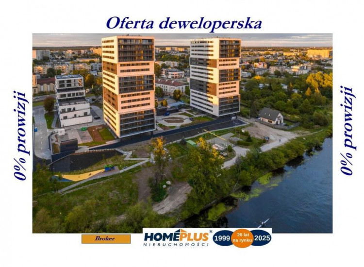 0%, deweloperskie apartamenty nad Brdą Bydgoszcz