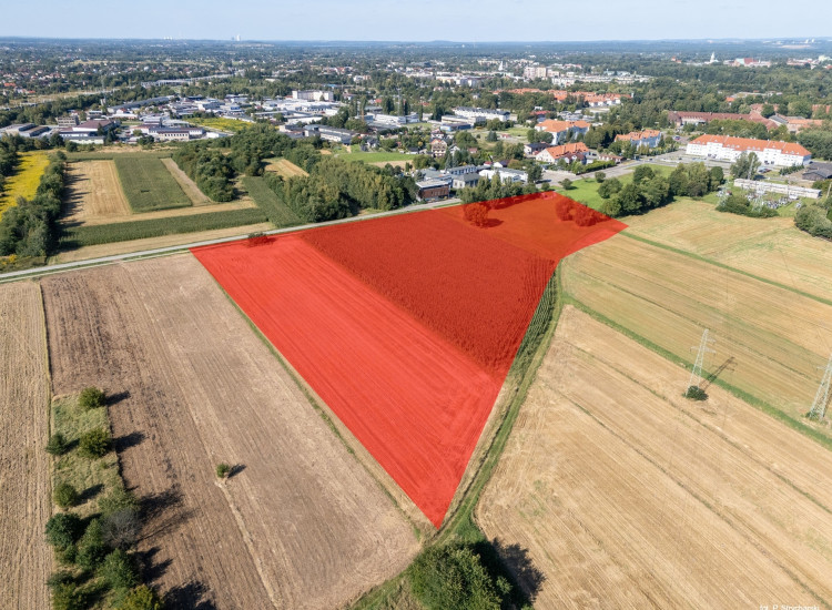 Atrakcyjny teren inwestycyjny pod zabudowę usługową o powierzchni 3,291 ha w Oświęcimiu Oświęcim