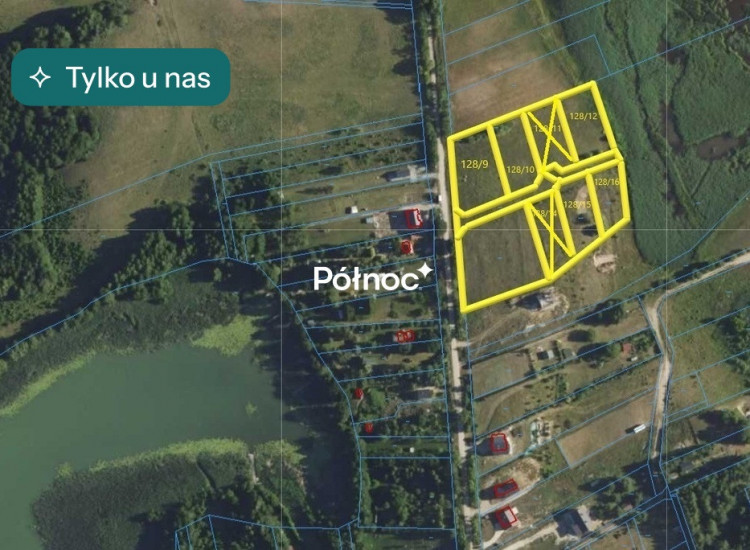 Działki z WZ Płociczno, okolice jez. Zdrężno Płociczno