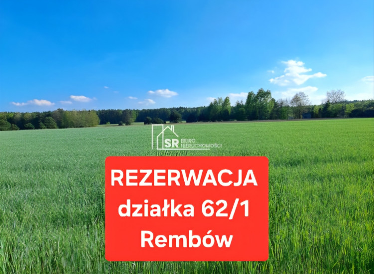 Działka rolno-budowlana w Rembowie, powiat łaski Rembów