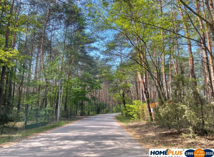 Atrakcyjna działka 2190 m², las i rzeka. Łosie