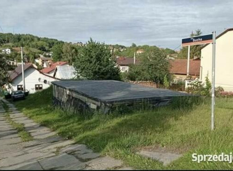 Działka Sanok Dąbrówka 5,63ar z rozpoczętą budową domu Sanok