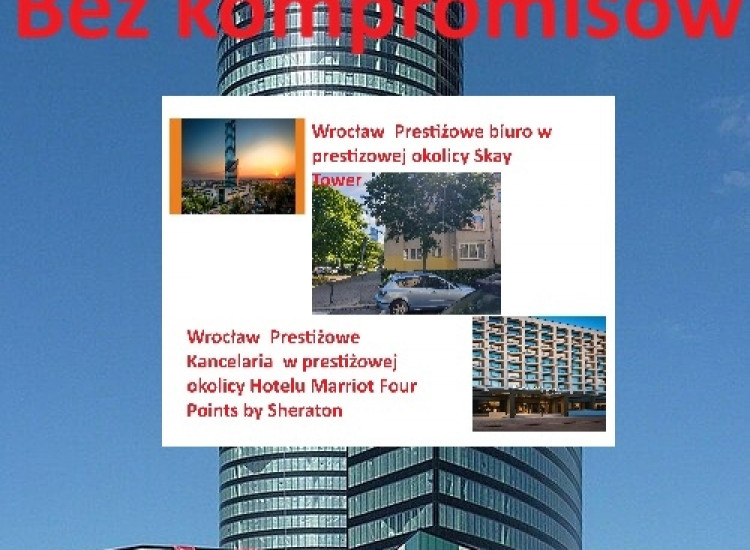 Wrocław lokal kancelaria Notarialna Prawna Adwokacka okolice Hotelu Marriott Four Points by Sheraton 65 m2 3 pokoje kuchnia łazienka Wrocław