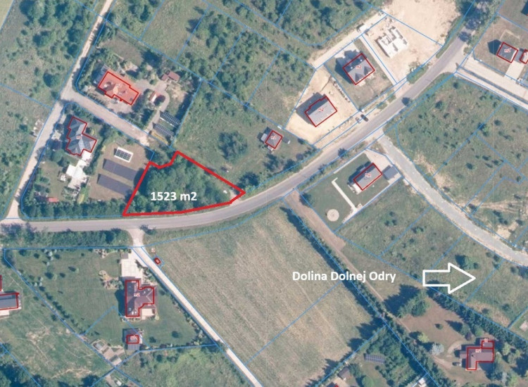 Działka budowlana z możliwością 2 wjazdów. Siadło Dolne