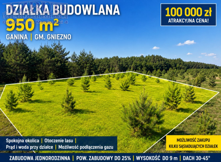 Działka Ganina ul.   Ganina
