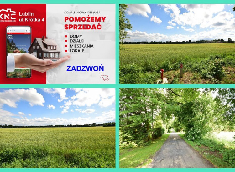 4 działki bud. pod pod zabudowę jednorodzinną MN Charlęż