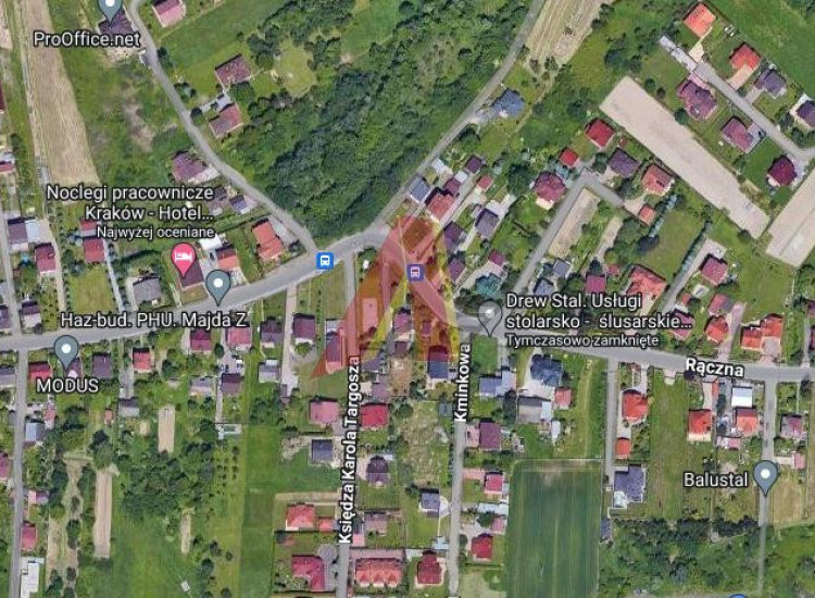 Działka Kraków Podgórze, Rybitwy ul. Rączna Kraków