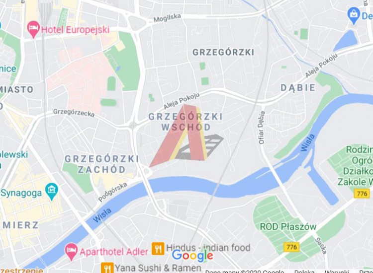 Działka Kraków Śródmieście, Dąbie ul. Na Szaniec Kraków