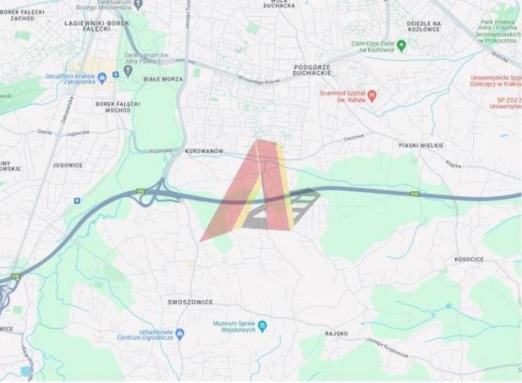 Działka Kraków Podgórze, Swoszowice ul. Stepowa Kraków
