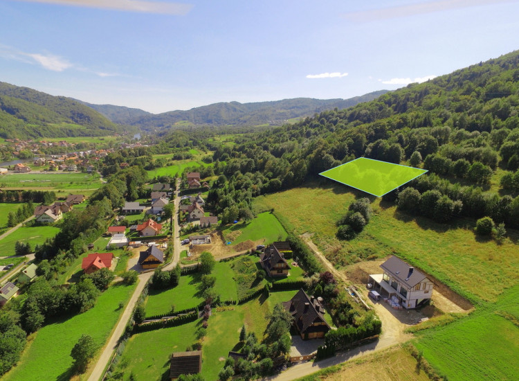 Działka budowlana, Tylmanowa, os. Górki, 3185 m². Tylmanowa