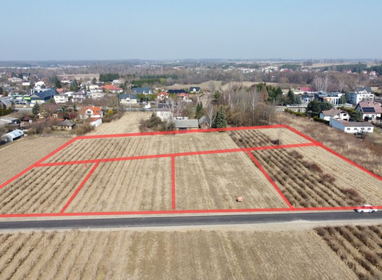Działka 22 MN 1072 m2 w Końskowoli gm. Puławy. Chrząchów