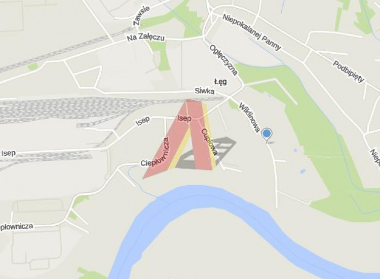 Działka Kraków Nowa Huta, Czyżyny ul. Wiklinowa Kraków