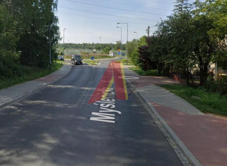 Działka Kraków Podgórze, Swoszowice ul. Myślenicka Kraków
