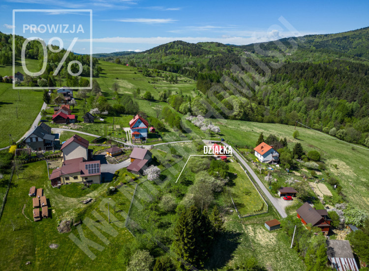 Krzeszów - widokowa działka budowlana Krzeszów