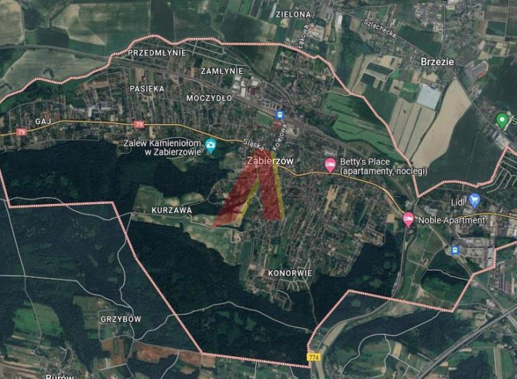 Działka Zabierzów ul. Śląska Zabierzów