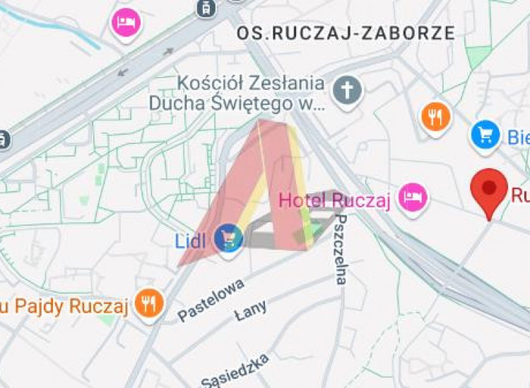 Działka Kraków Podgórze, Ruczaj ul. Ruczaj Kraków