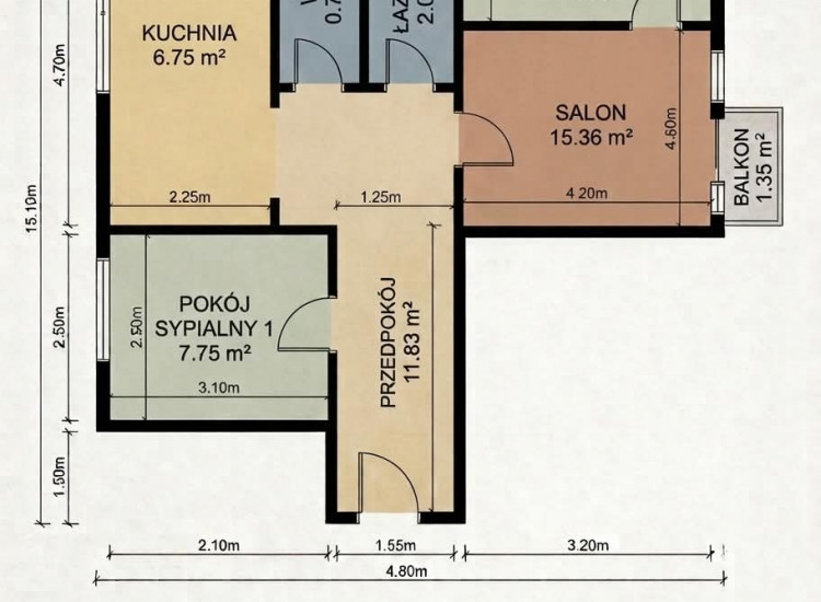 3 pokojowe mieszkanie na sprzedaż Gostynin
