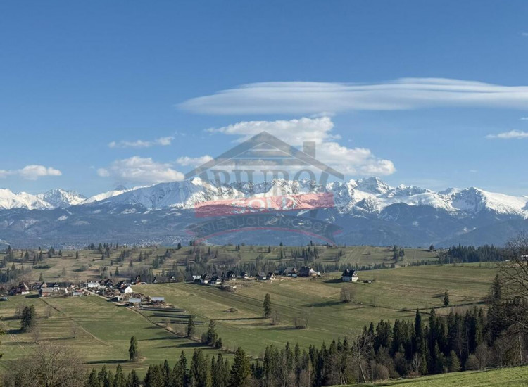 Działka z pozwoleniem i widokiem na Tatry Sierockie