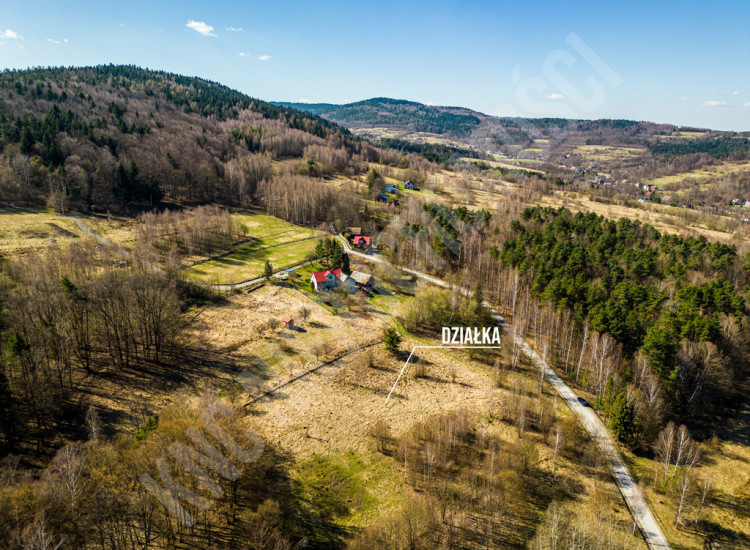 Widokowe działki budowlane - Sucha Beskidzka Sucha Beskidzka