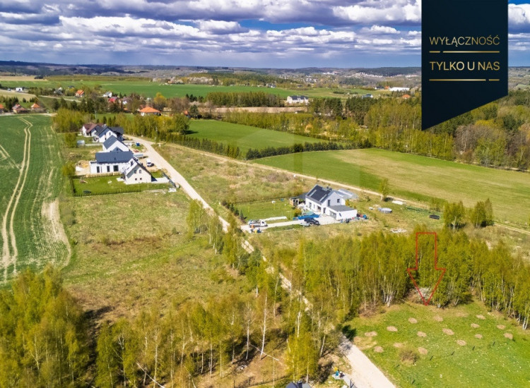 Działka budowlana 1501 m² | Bielkówko | Przy lesie Bielkówko