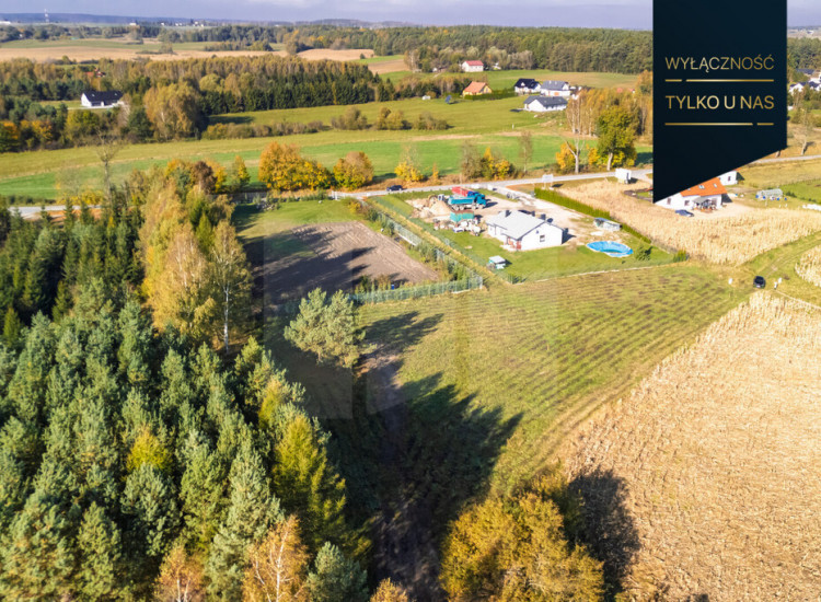 Działka budowlana 1434m2 przy lesie | Trąbki Małe Trąbki Małe