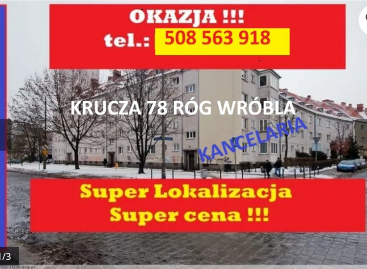 KANCELARIA WROCŁAW – KRZYKI / GAJOWICE: ZŁOTY RÓG KRUCZA 78 / WRÓBLA / JEMIOŁOWA! NOWOCZESNA WALKA DAWID KONTRA GOLIAT PRZY LICEUM VII! WYSOKI PARTER BEZLITOSNIE MIAŻDŻY SKY TOWER! Wrocław