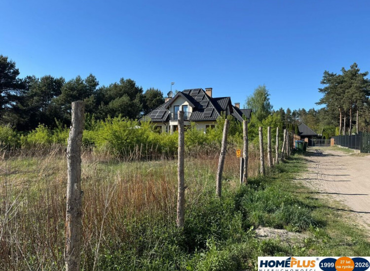 Działka budowlana 940 m² blisko lasu. Łąki