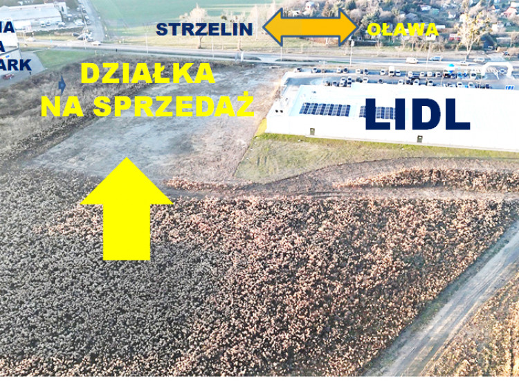 BIURO NIERUCHOMOŚCI W OŁAWIE SPRZEDA DZIAŁKE INWESTYCYJNĄ  - OŁAWA NOWY OTOK Oława