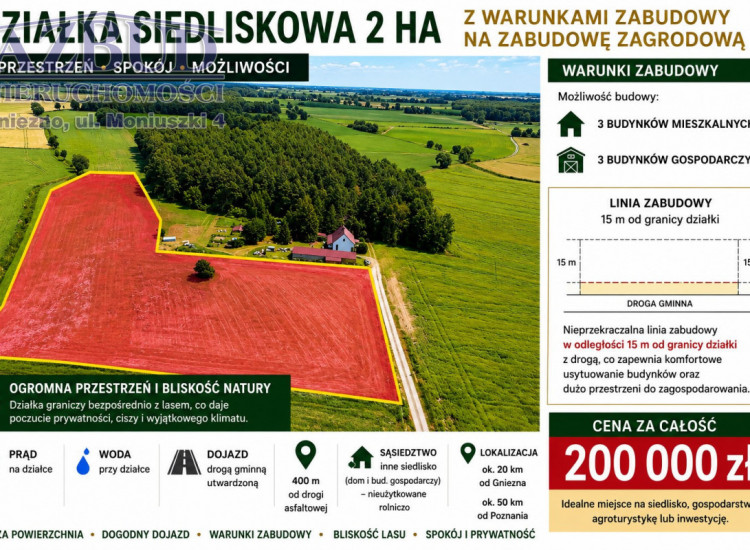 Działka Kłecko ul.   Kłecko