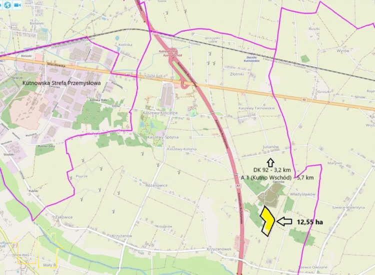 Działka na sprzedaż Krzyżanów