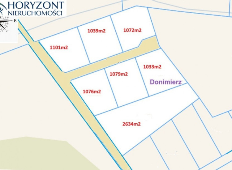Donimierz - działka budowlana Donimierz