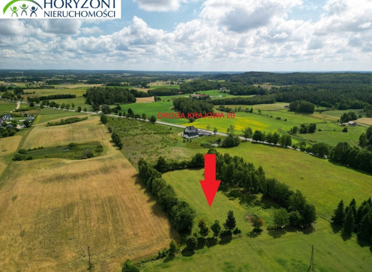 Somonino Rybaki działka 7500 m2 Rybaki