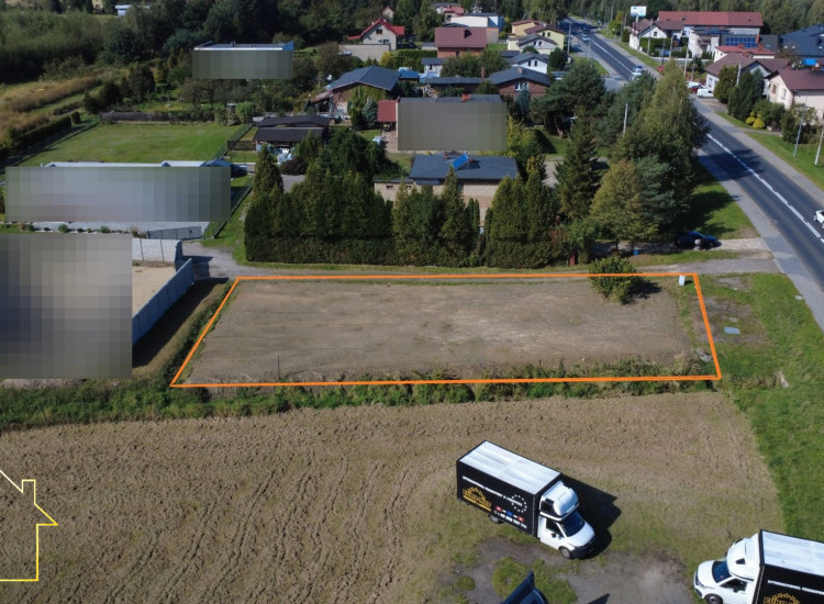 Teren komercyjny pod wynajem trasa ŻORY – RYBNIK 700m2 Rybnik