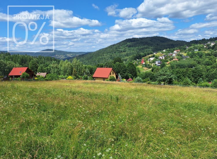 Cisza, natura, góry – działka budowlana 2100 m² Stryszawa