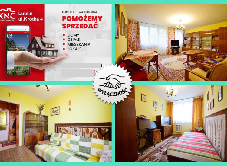 Mieszkanie z potencjałem, 1 piętro do remontu. Lublin
