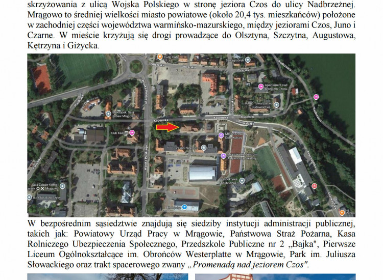 Syndyk sprzeda lokal Mrągowo ul. Kopernika 2A/22 Mrągowo