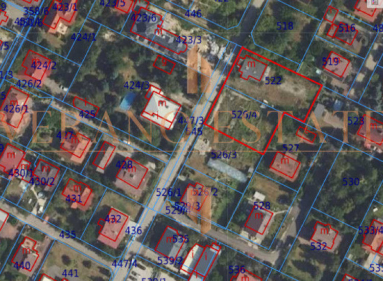Teren inwestycyjny - centrum Łomianek ul. Agawy Łomianki