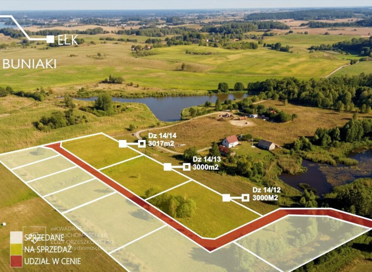 Działka Ełk Rękusy Ełk