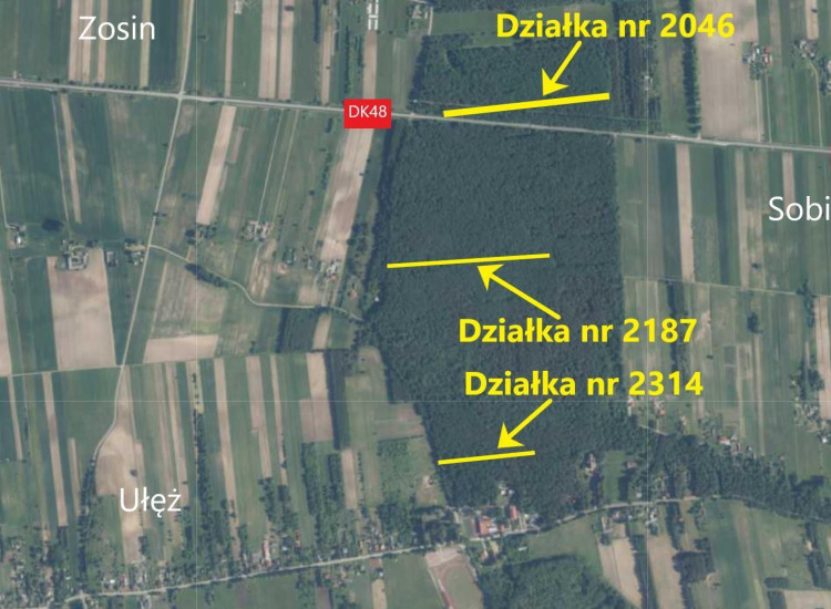 Działka Ułęż Ułęż