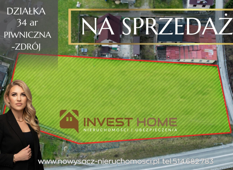 Działka Piwniczna-Zdrój ul. Krakowska Piwniczna-Zdrój