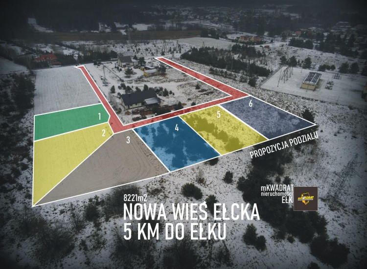 Działka Ełk Nowa Wieś Ełcka ul. Sportowa Ełk