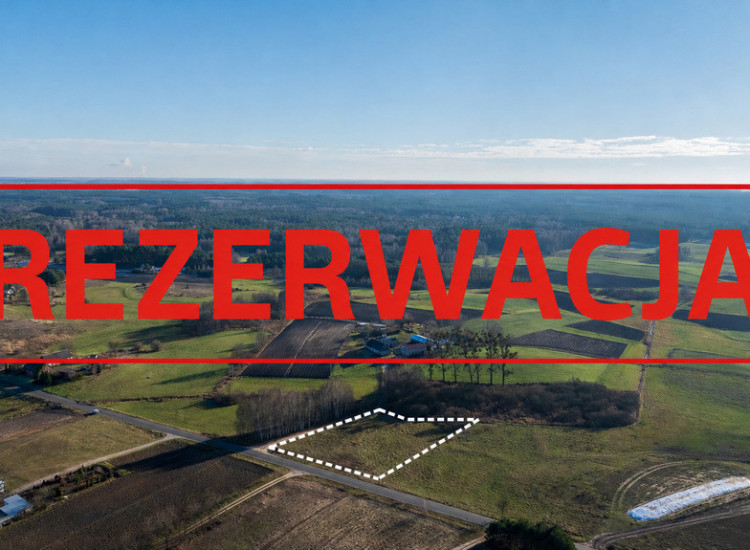 Działka 3.300 m² Iwiec Bory Tucholskie Iwiec