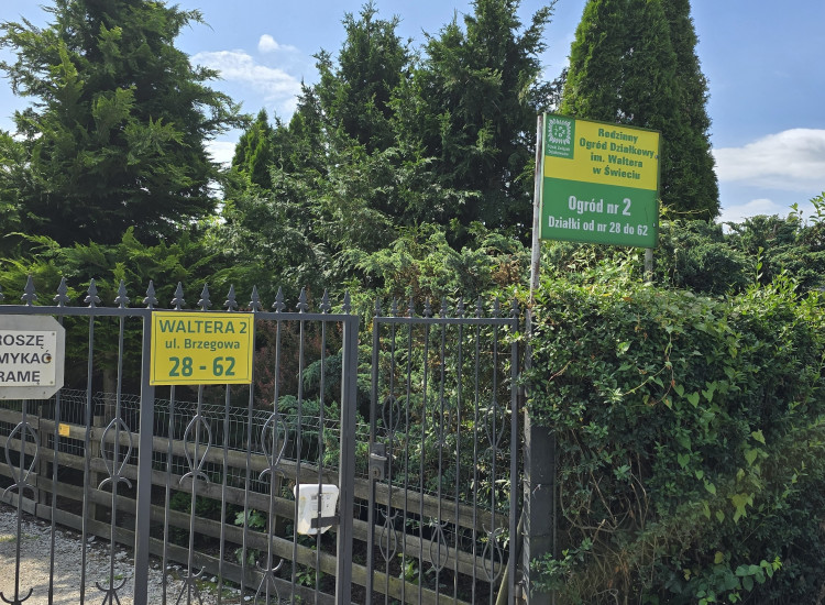 Sprzedam działkę ROD Ogród Waltera nr 2 Świecie