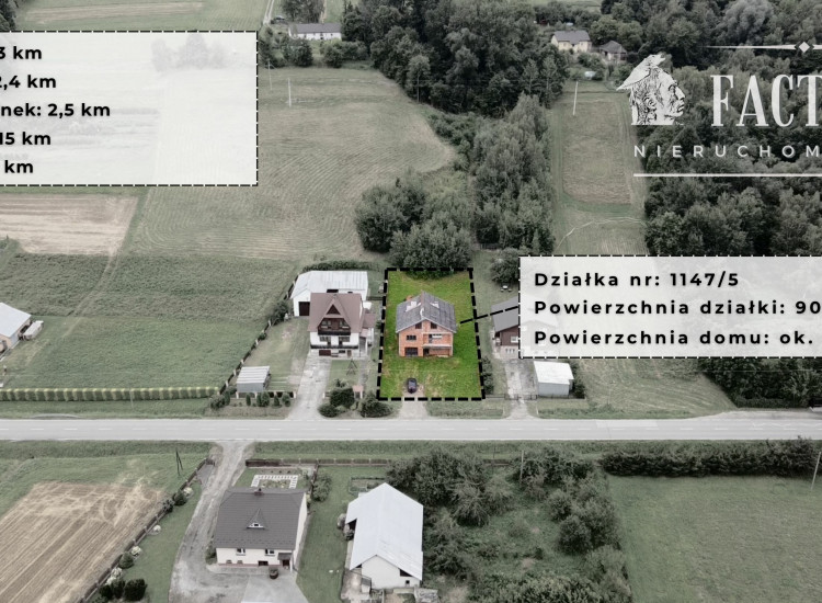 Biecz ul. Binarowska dom wolnostojący 694S Biecz