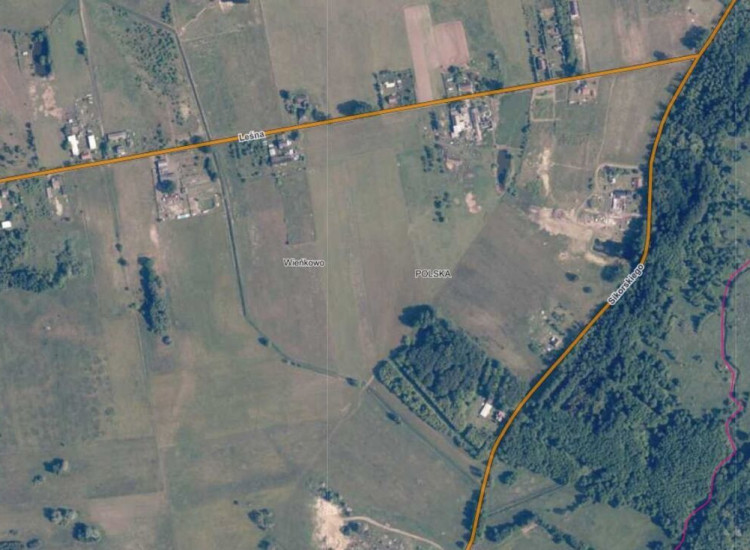 Działka Wieńkowo,gm.Police,0.5051ha,plan . Wieńkowo