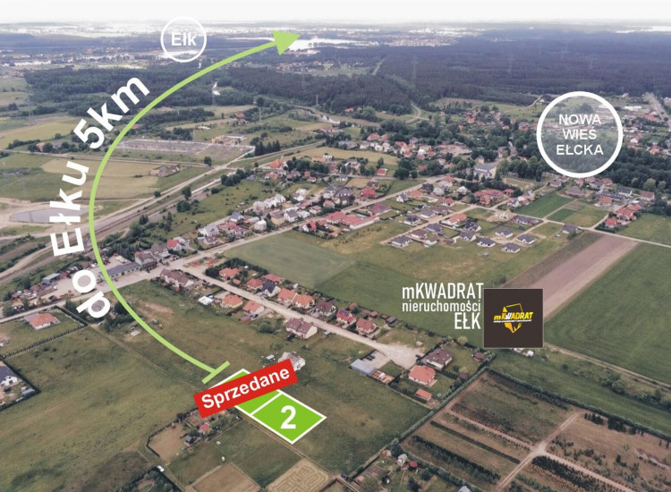 Działka Ełk Nowa Wieś Ełcka Ełk